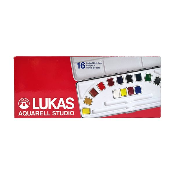 LUKAS Aquarell Studio 16 Half Pans 