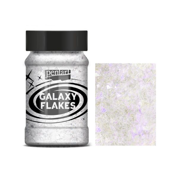 Galaxy Flakes 100ml Moon White