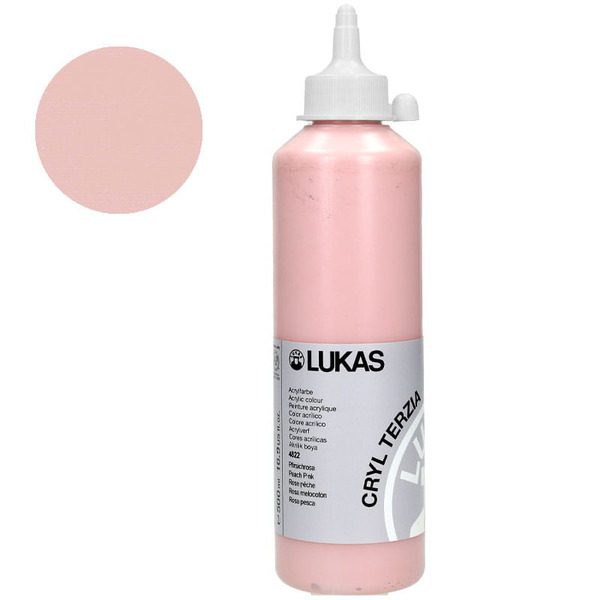 LUKAS CRYL TERZIA Acrylic Paint 500ml - Peach Pink