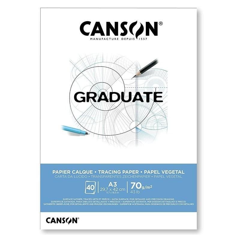 Canson Graduate Tracing Paper 70 gsm 40 sheets A3