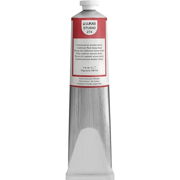 LUKAS Studio Oil 200ml Cadmium Red Deep (Hue)