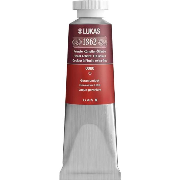 LUKAS 1862 OIL 37ML GERANIUM LAKE