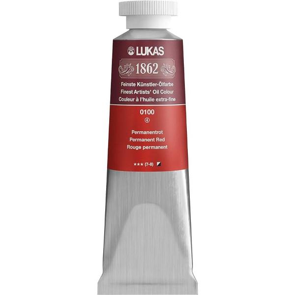 LUKAS 1862 OIL 37ML PERMANENT RED
