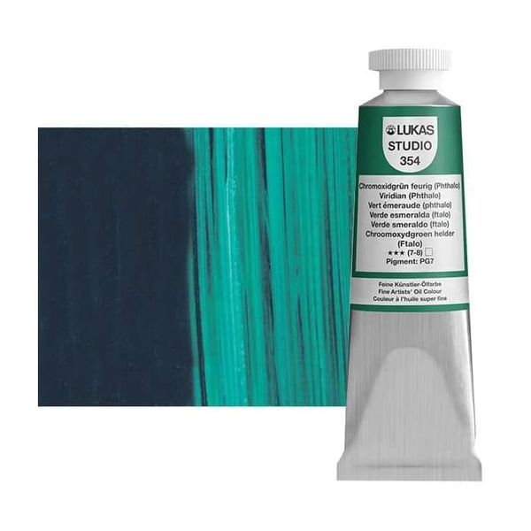 LUKAS Studio Oil 37ml Viridian (Phthalo)
