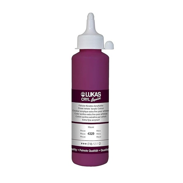 LUKAS CRYL LIQUID Acrylic Paint 250ml - Mauve
