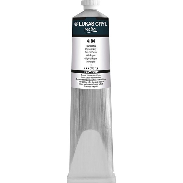 LUKAS CRYL PASTOS Acrylic Paint 200ml - Payne's Grey