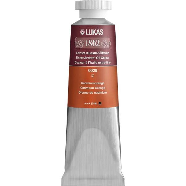 LUKAS 1862 OIL 37ML CADMIUM ORANGE