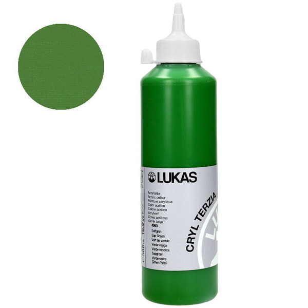 LUKAS CRYL TERZIA Acrylic Paint 500ml - Sap Green