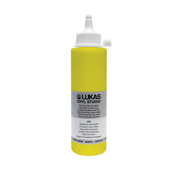 LUKAS CRYL STUDIO 250ml Fluorescent Lemon Yellow