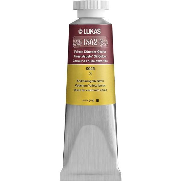 LUKAS 1862 OIL 37ML CADMIUM YELLOW LEMON