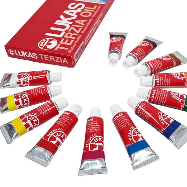 LUKAS Terzia Oil Paint Set 12 x 12ml