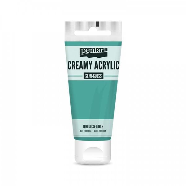 PENTART Creamy Acrylic Semi-Gloss Turquoise Green 200ml