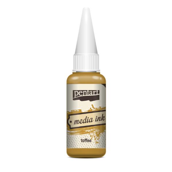 Pentart Media Ink 20 ml - Toffee