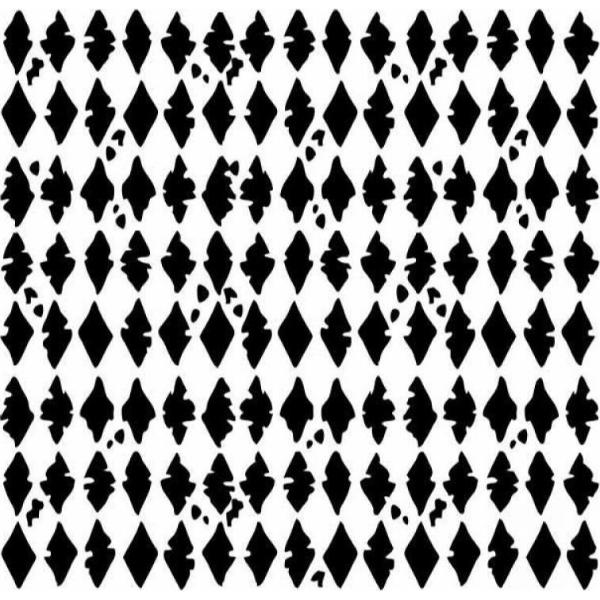 WTKCC152 HD Natural Rubber Stamp 10x10cm - Rhombus Texture