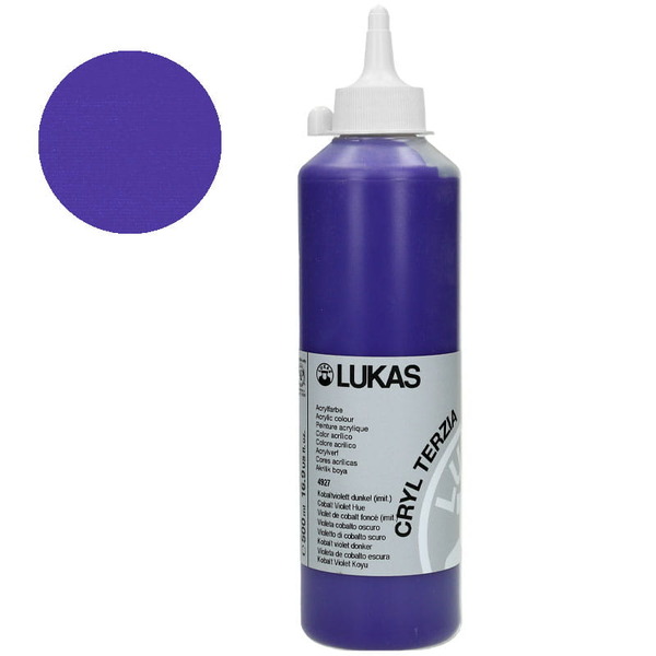 LUKAS CRYL TERZIA Acrylic Paint 500ml - Cobalt Violet Deep Hue