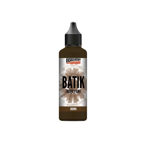Fabric paint for batik 80ml Brown