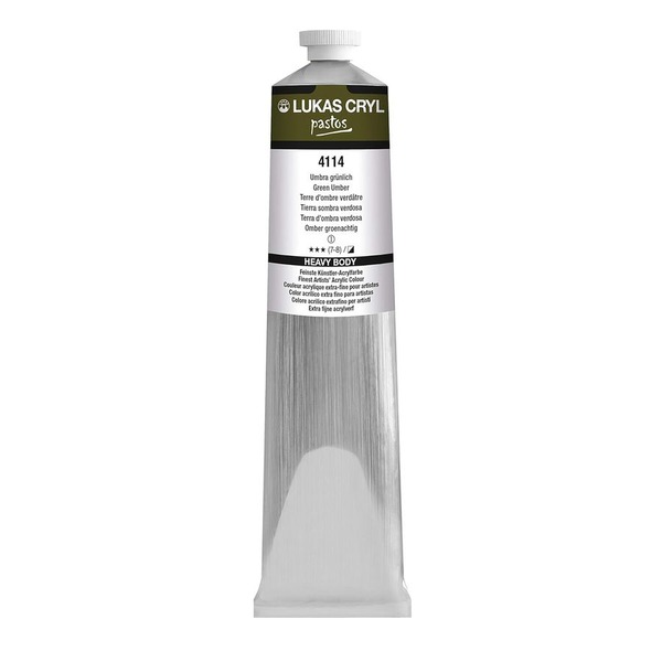 LUKAS CRYL PASTOS Acrylic Paint 200ml - Green Umber