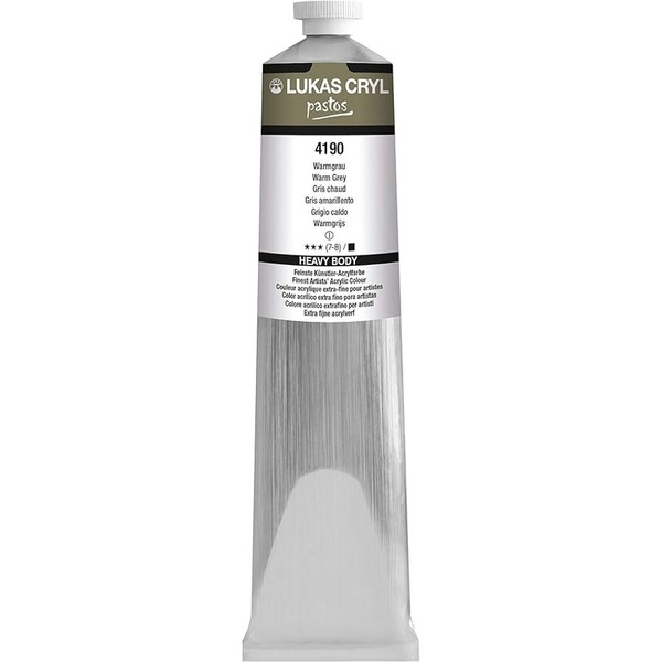 LUKAS CRYL PASTOS Acrylic Paint 200ml - Warm Grey