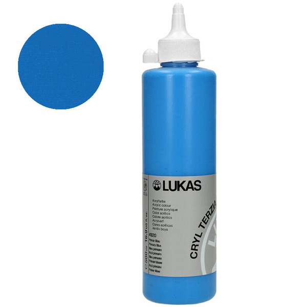 LUKAS CRYL TERZIA Acrylic Paint 500ml - Primary Blue