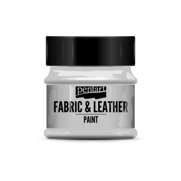 PENTART Fabric & Leather Paint Grey 50ml