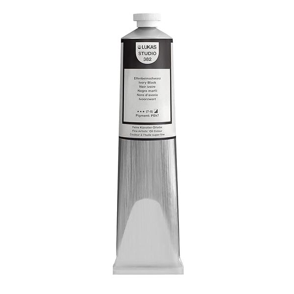 LUKAS Studio Oil 200ml Ivory Black