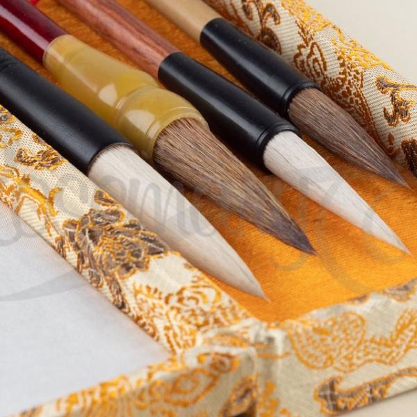 Rosemary & Co Set of 4 Chinese Painting Brushes