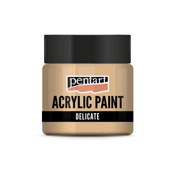 DELICATE ACRYLIC PAINT METALLIC 50ML ROSE GOLD