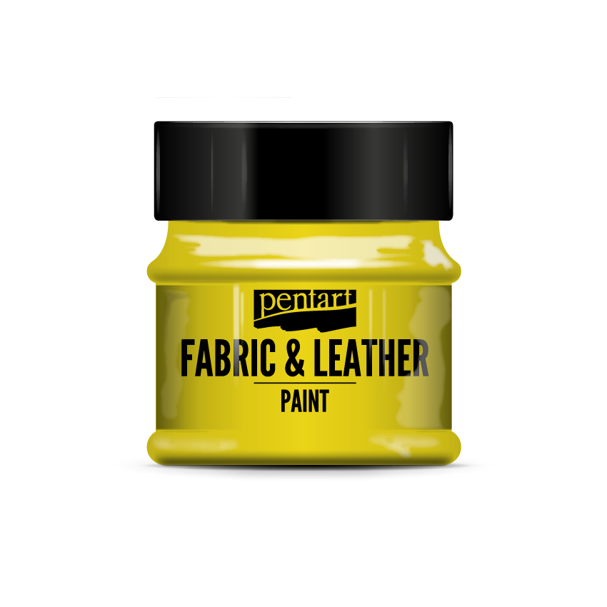 FABRIC AND LEATHER PAINT 50 ML YELLOW