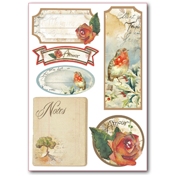 DFLB004 FLOWERS AND POEMS A5 LABELS