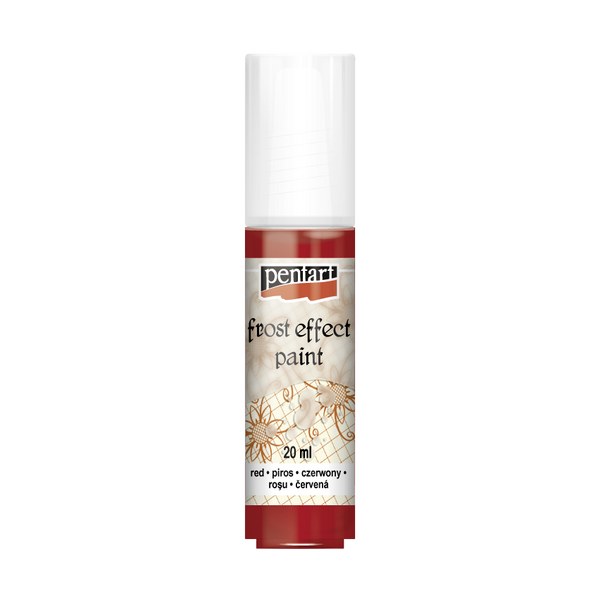 Frost effect paint  Red 20 ml