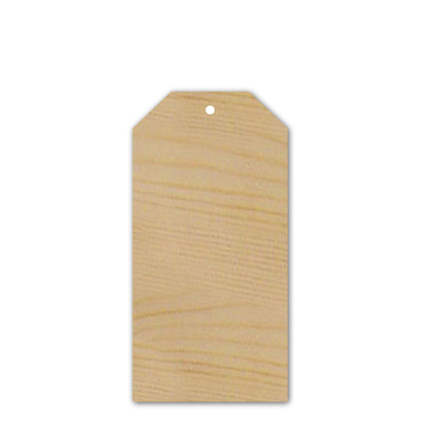 WOODEN SHAPE TAG 148X297