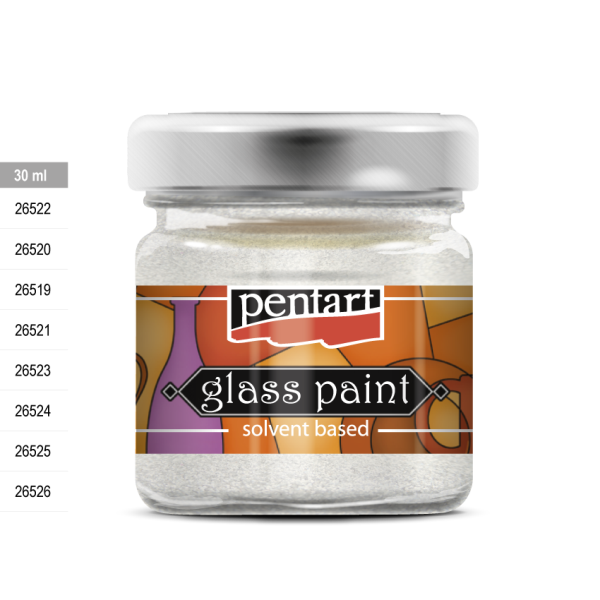 GLASS PAINT SPARKLING RAINBOW 30ML SOLVENT BASED