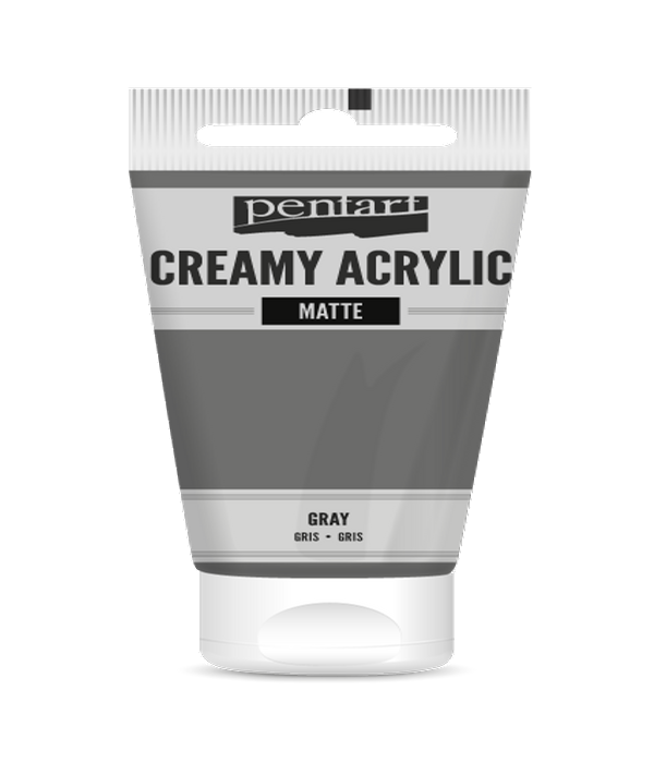 Creamy Acrylic Matte Gray 60ml
