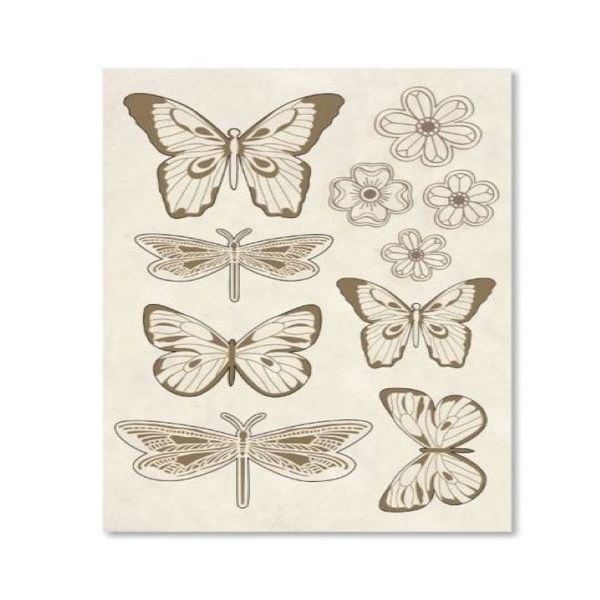 KLSP001 Wooden Frames Butterflies