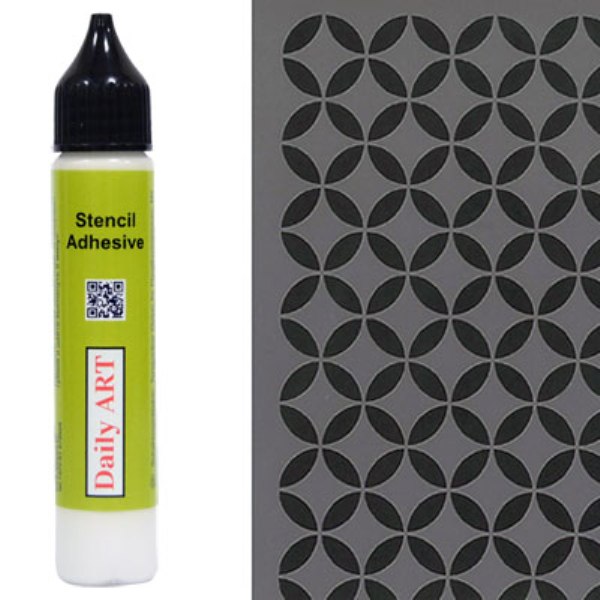 Stencil Adhesive bottle with fine applicator 25 ml