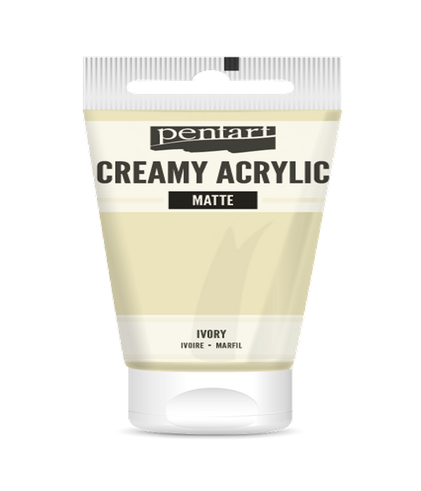 Creamy Acrylic Matte Ivory 60ml
