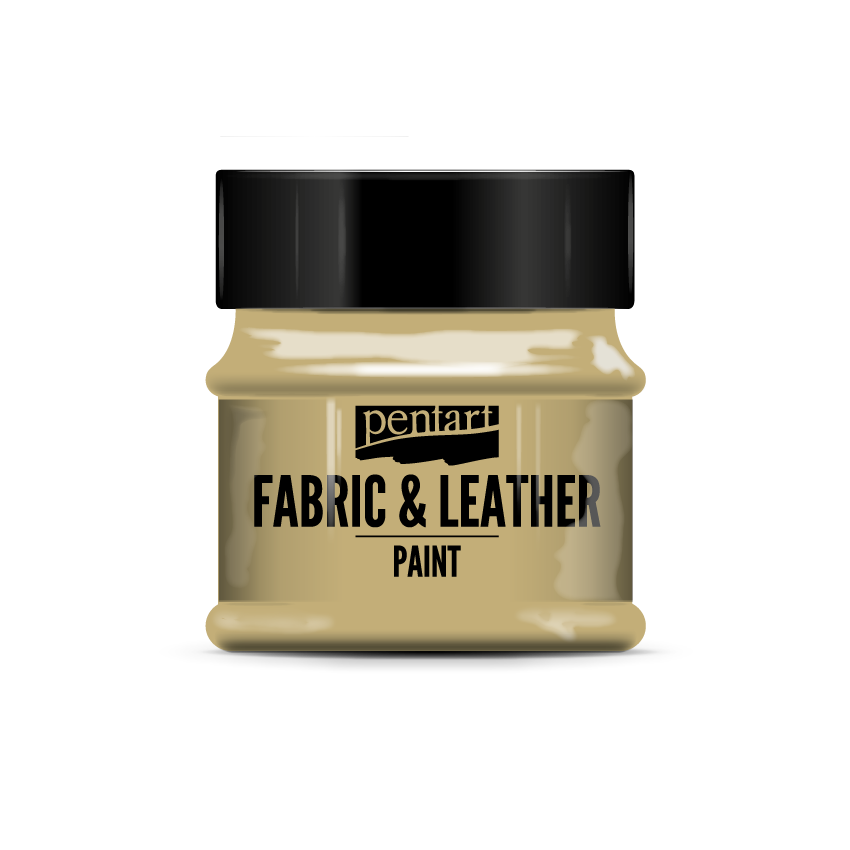 FABRIC AND LEATHER PAINT 50 ML LIGHT BROWN