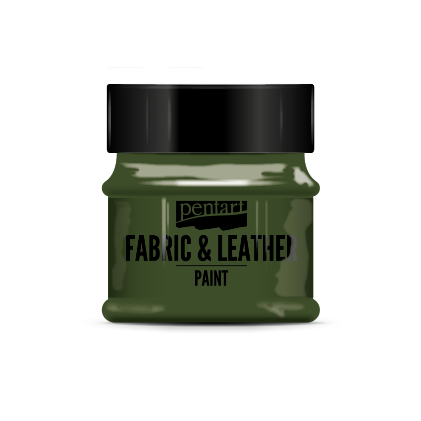 FABRIC AND LEATHER PAINT 50 ML PINE GREEN