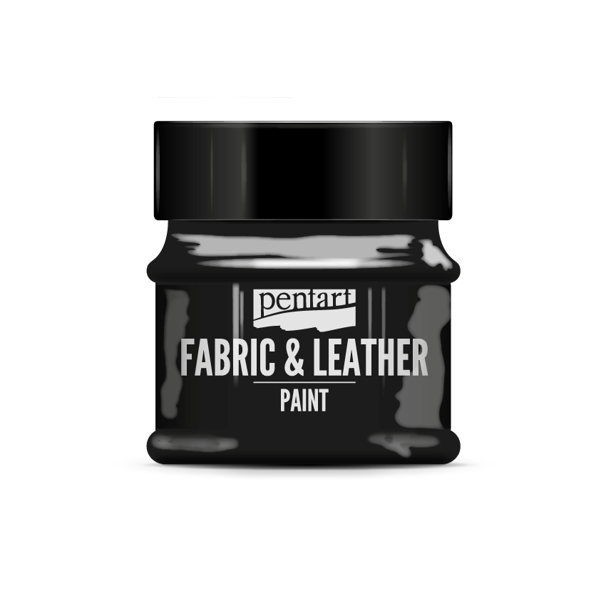 FABRIC AND LEATHER PAINT 50 ML BLACK
