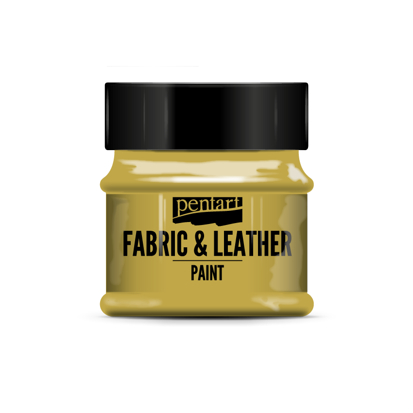 FABRIC AND LEATHER PAINT 50 ML GOLD