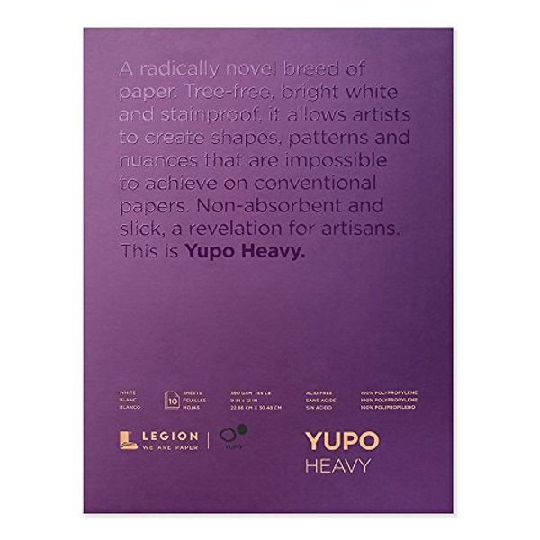 YUPO HEAVY PADS 9X12 144LB 10S