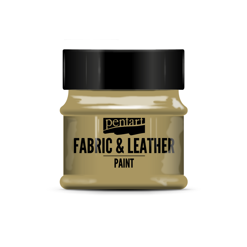 FABRIC AND LEATHER PAINT GLITTERING GOLD 50ML