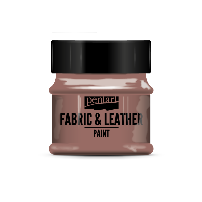 FABRIC AND LEATHER PAINT GLITTERING BRONZE 50ML