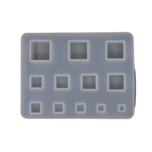 38185 Professional silicone mold transparent mixed square 66 x 86 x 16 cm