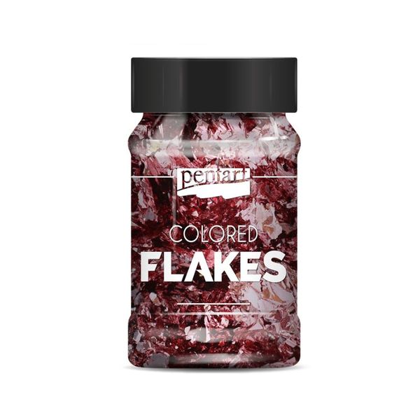 COLORED FOIL FLAKES PINK 1G