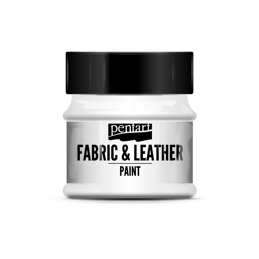 FABRIC AND LEATHER PAINT 50 ML WHITE