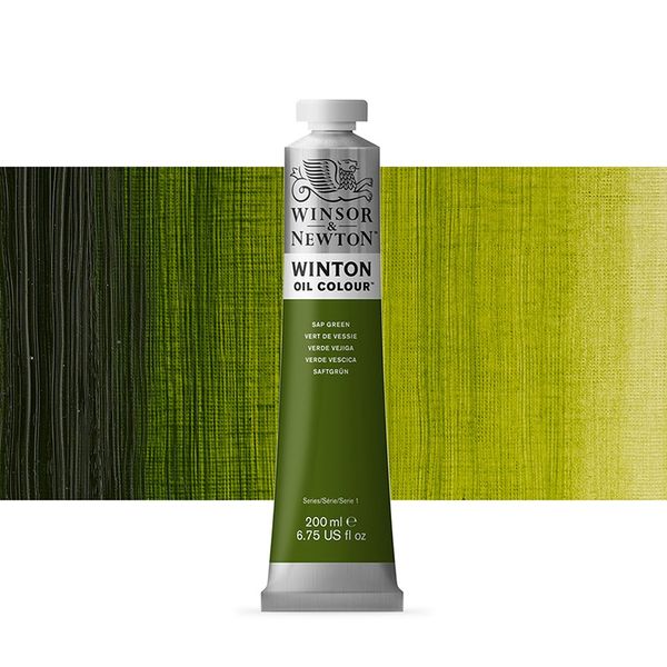 Winsor  Newton Winton Oil Colours 200ml  Sap Green