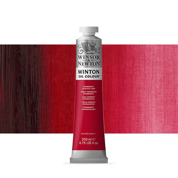 Winsor  Newton Winton Oil Colours 200ml  Perm Crimson Lake