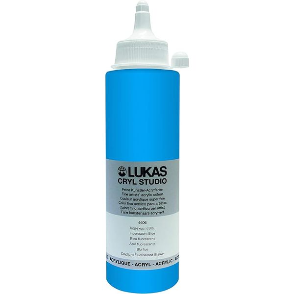 LUK CRYL STUDIO 250ML FLUORESCENT BLUE