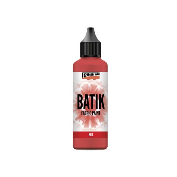 Fabric paint for batik 80ml red
